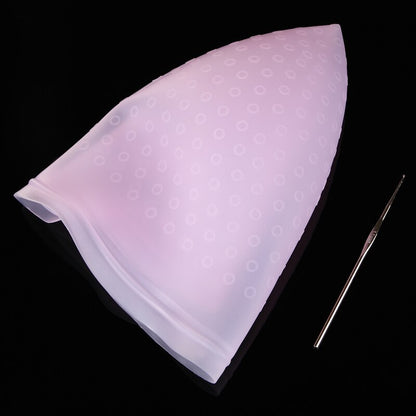 Silicone Streaking Cap with Hook for Hair Highlights by HitMyNeed