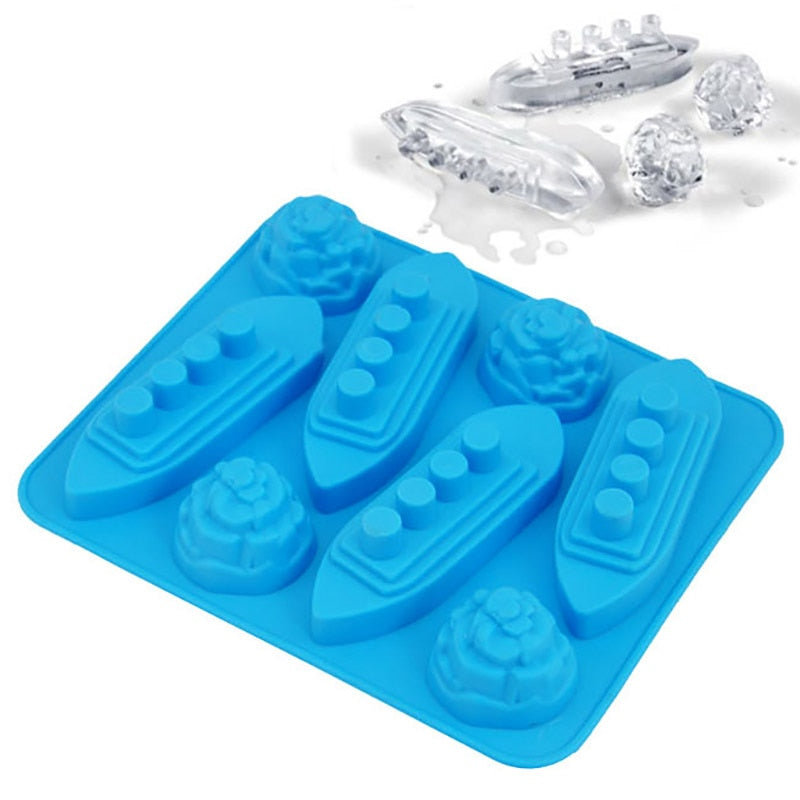 Silicone Titanic Ship & Iceberg Ice Mold Tray by HitMyNeed