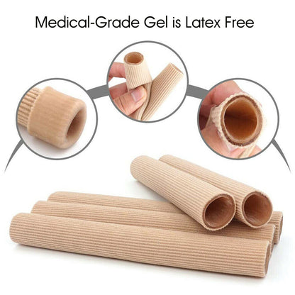 Silicone Toe Protector Tube with Separator Cushion m-2x15cm by HitMyNeed