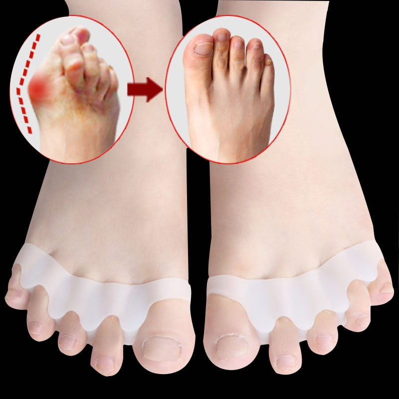 Silicone Toe Separator Bunion Corrector Pair by HitMyNeed