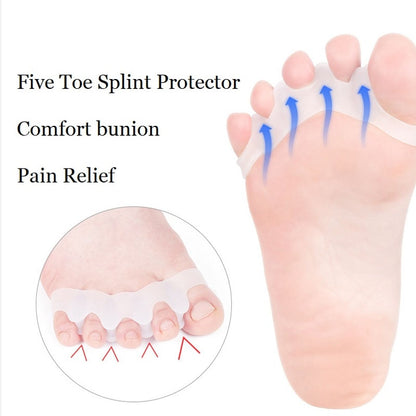 Silicone Toe Separator Bunion Corrector Pair by HitMyNeed