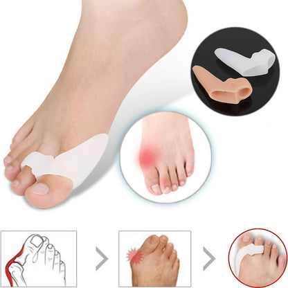 Silicone Toe Spreaders Gel Dividers for Bunion Relief by HitMyNeed