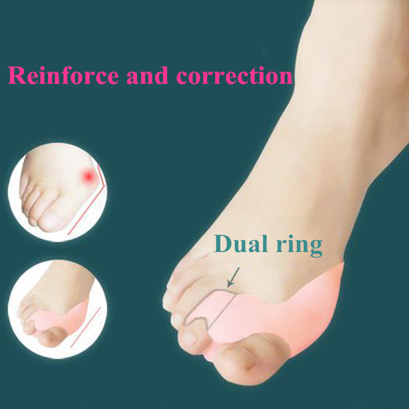 Silicone Toe Spreaders Gel Dividers for Bunion Relief by HitMyNeed