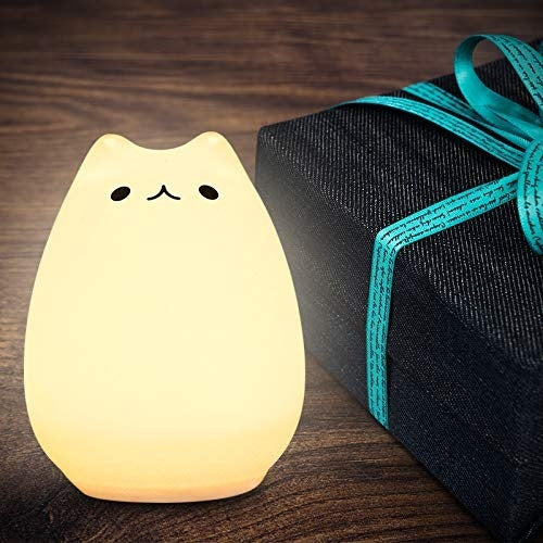 Silicone Touch Sensor Kitty Night Light by HitMyNeed