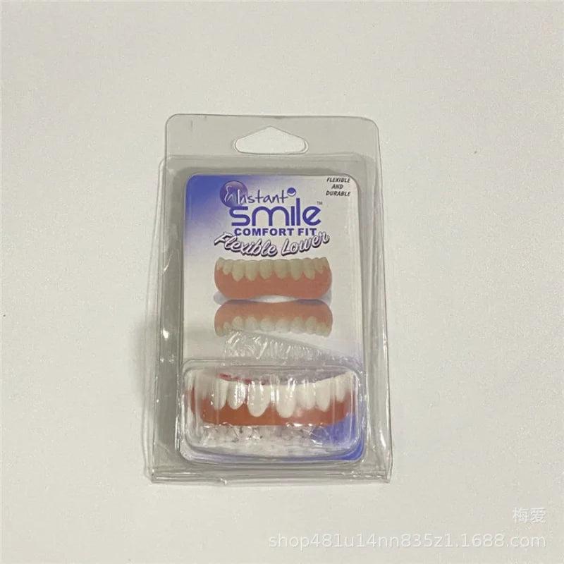 Silicone Upper & Lower Cosmetic Veneer Dentures by HitMyNeed