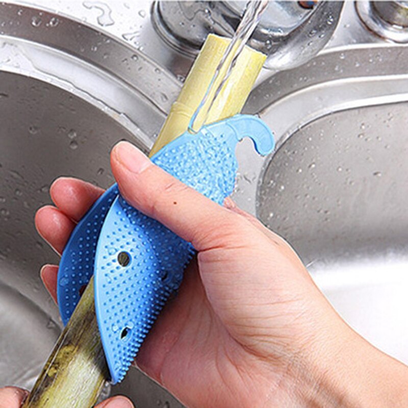 Silicone Vegetable Scrubber Cleaning Brush by HitMyNeed