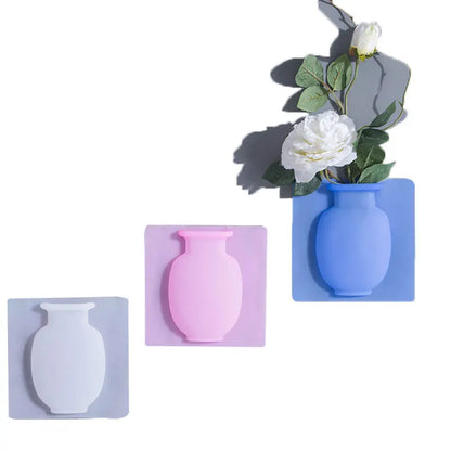 Silicone Wall Vase for Glass, Fridge & Windows by HitMyNeed