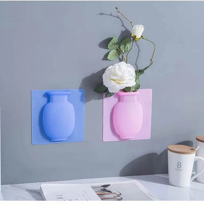 Silicone Wall Vase for Glass, Fridge & Windows by HitMyNeed