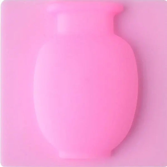 Silicone Wall Vase for Glass, Fridge & Windows pink by HitMyNeed