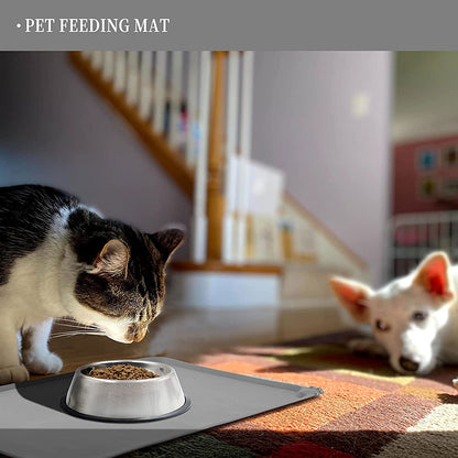 Silicone Waterproof Dog Food Mat 48 x 30 cm by HitMyNeed