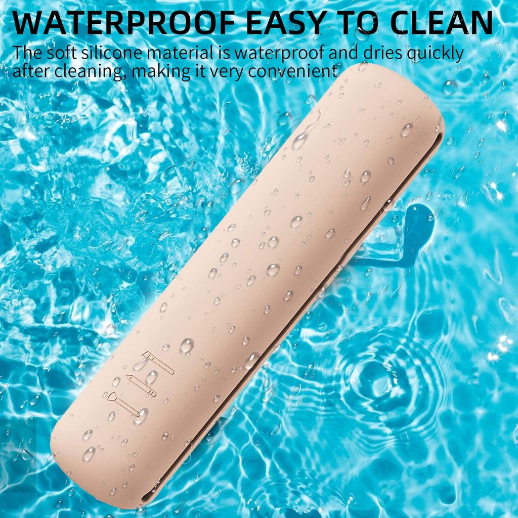 Silicone Waterproof Makeup Brush Travel Case by HitMyNeed