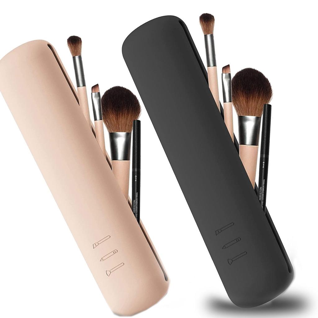 Silicone Waterproof Makeup Brush Travel Case by HitMyNeed