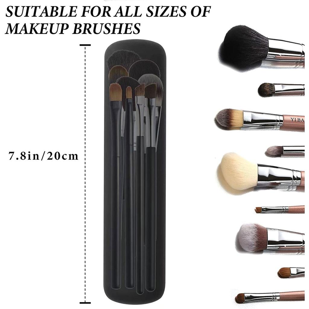 Silicone Waterproof Makeup Brush Travel Case by HitMyNeed
