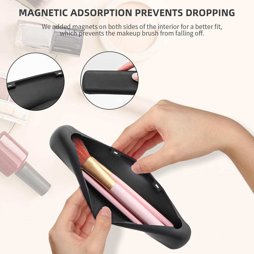 Silicone Waterproof Makeup Brush Travel Case by HitMyNeed