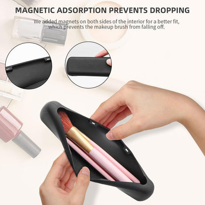 Silicone Waterproof Makeup Brush Travel Case by HitMyNeed