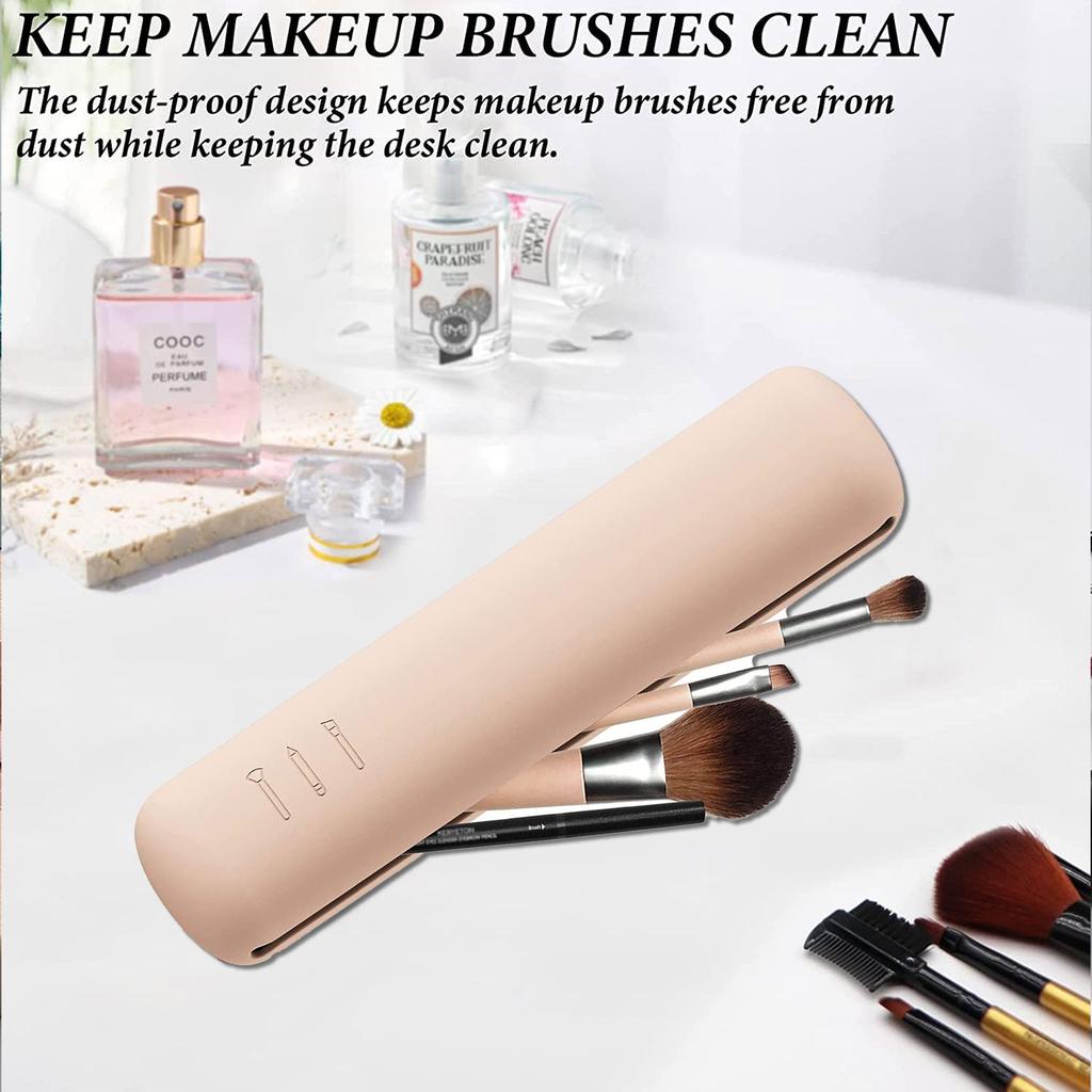 Silicone Waterproof Makeup Brush Travel Case by HitMyNeed
