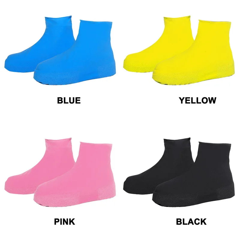 Silicone Waterproof Shoe Covers with Anti-Slip Sole by HitMyNeed