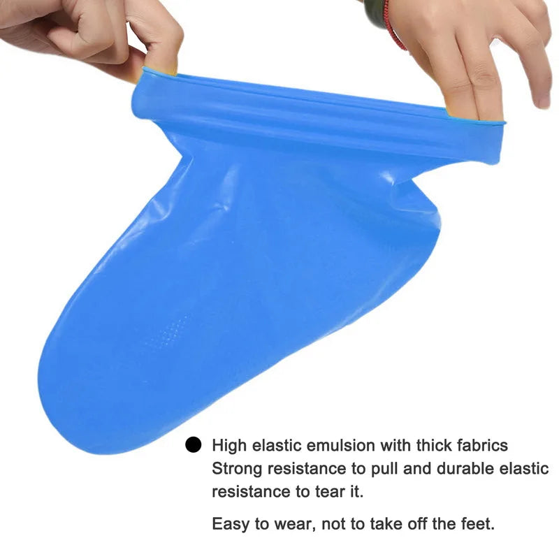 Silicone Waterproof Shoe Covers with Anti-Slip Sole by HitMyNeed