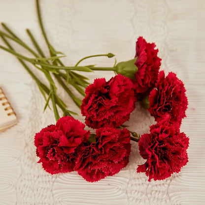 Silk Artificial Carnation Stem 28cm by HitMyNeed