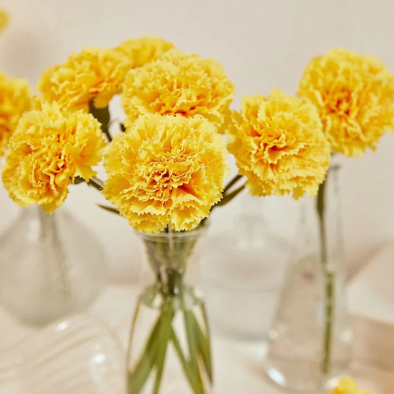 Silk Artificial Carnation Stem 28cm by HitMyNeed