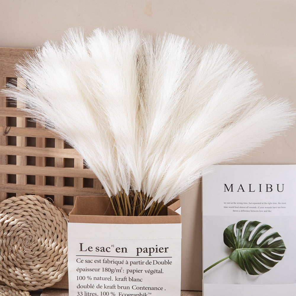 Silk Artificial Pampas Grass Decor Set (5 Stems) by HitMyNeed
