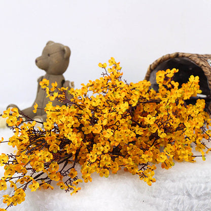 Silk Faux Cherry Blossom Branch 50cm orange by HitMyNeed