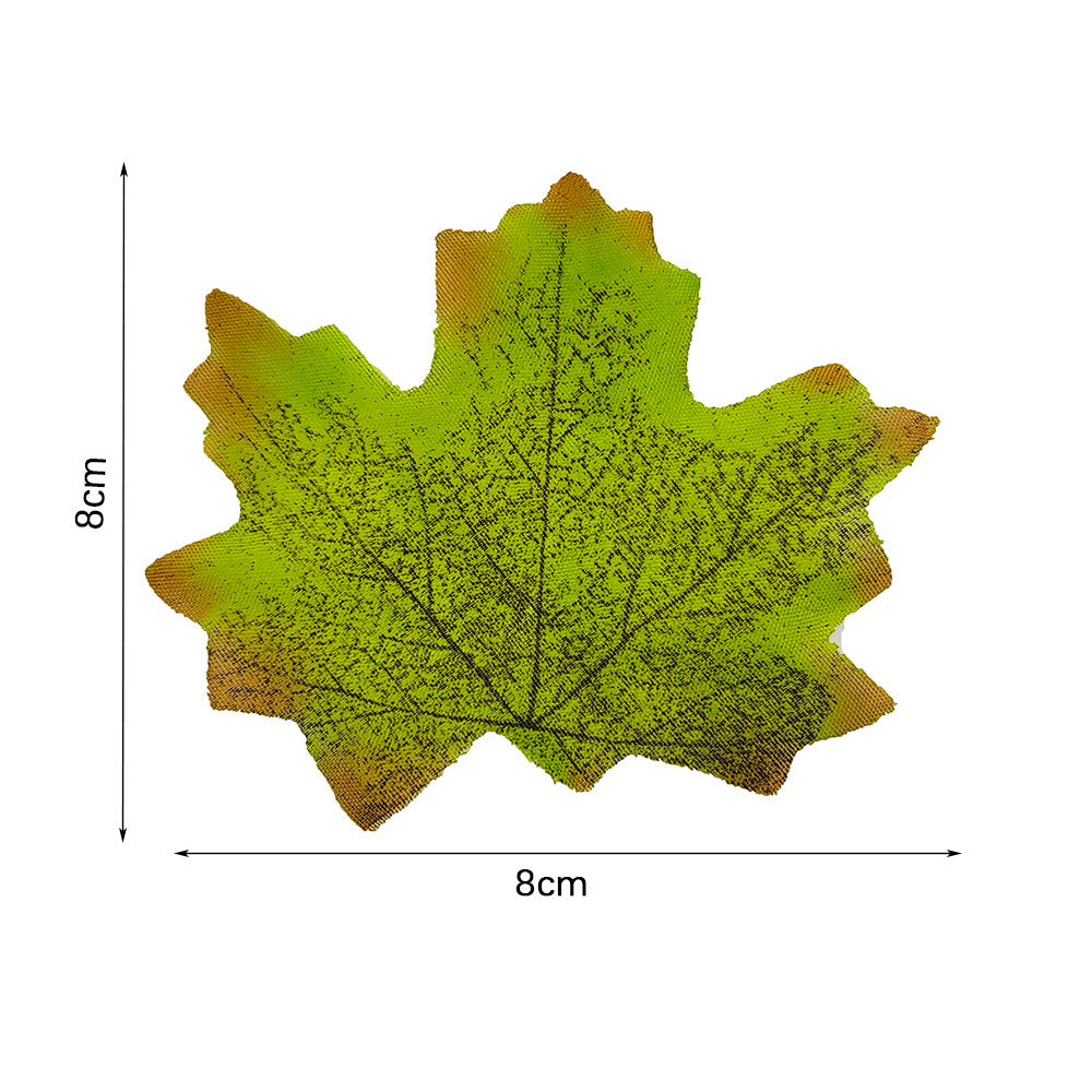 Silk Maple Leaves Decor for Autumn Displays by HitMyNeed