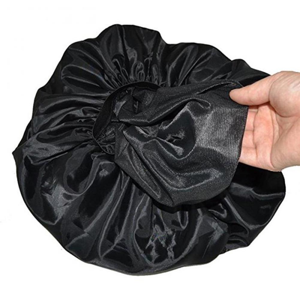 Silk Sleep Cap with Elastic Band for Night Hair Care by HitMyNeed
