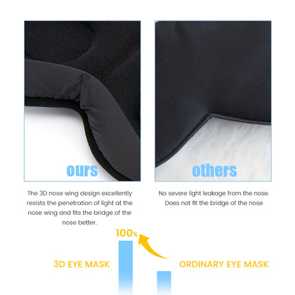 Silk Sleep Mask for Eyes with Adjustable Strap by HitMyNeed
