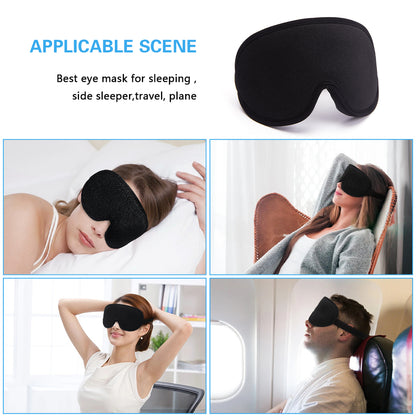 Silk Sleep Mask for Eyes with Adjustable Strap by HitMyNeed