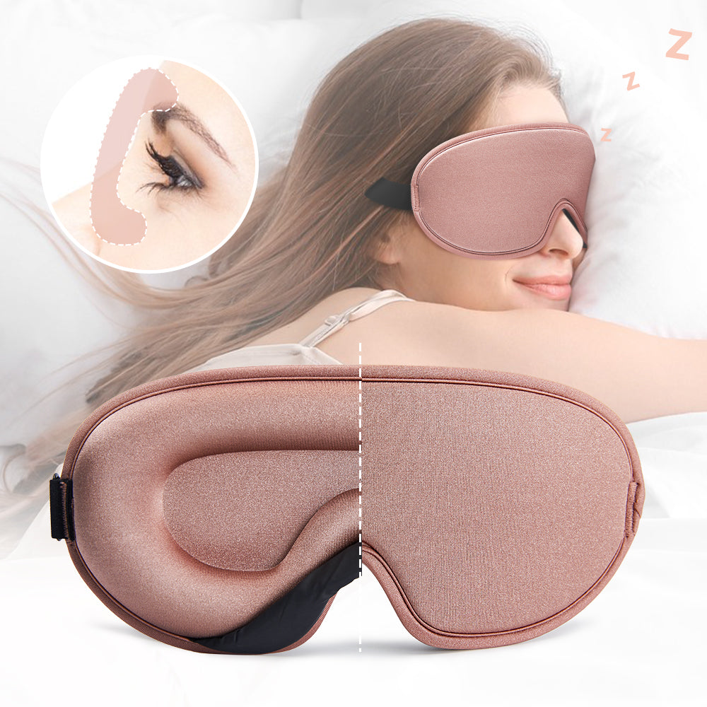 Silk Sleep Mask for Eyes with Adjustable Strap by HitMyNeed