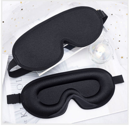 Silk Sleep Mask for Eyes with Adjustable Strap a-blacksilk-mask by HitMyNeed