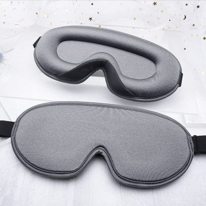 Silk Sleep Mask for Eyes with Adjustable Strap a-graysilk-mask by HitMyNeed