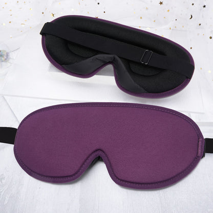 Silk Sleep Mask for Eyes with Adjustable Strap a-purplesilk-mask by HitMyNeed