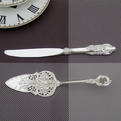 Silver Cake Knife and Server Set by HitMyNeed