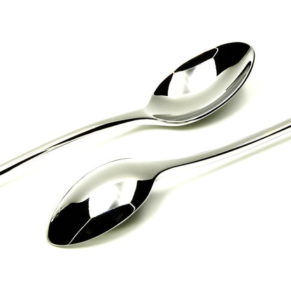 Silver Long Handle Teaspoons Set of 6 - 20.3 cm by HitMyNeed