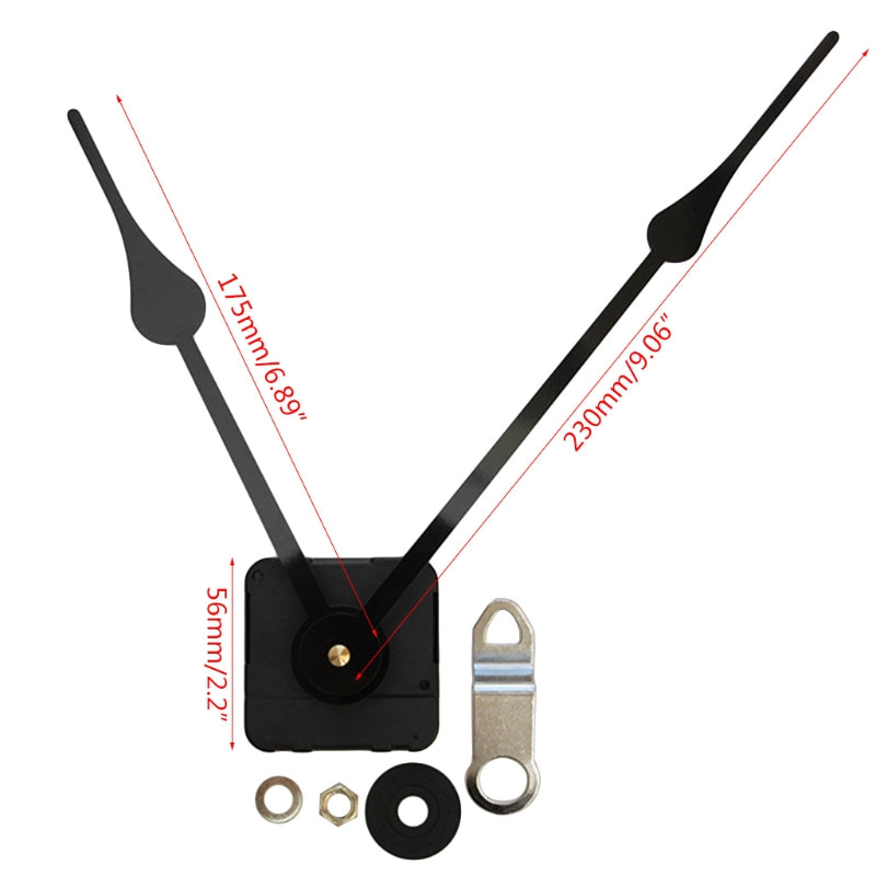 Simple Analog Large Clock Hands DIY Wall Clock Kit by HitMyNeed