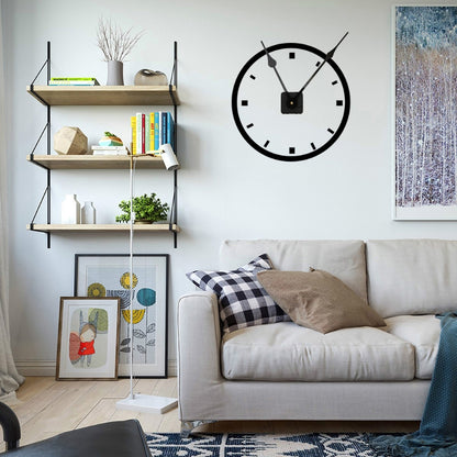 Simple Analog Large Clock Hands DIY Wall Clock Kit by HitMyNeed