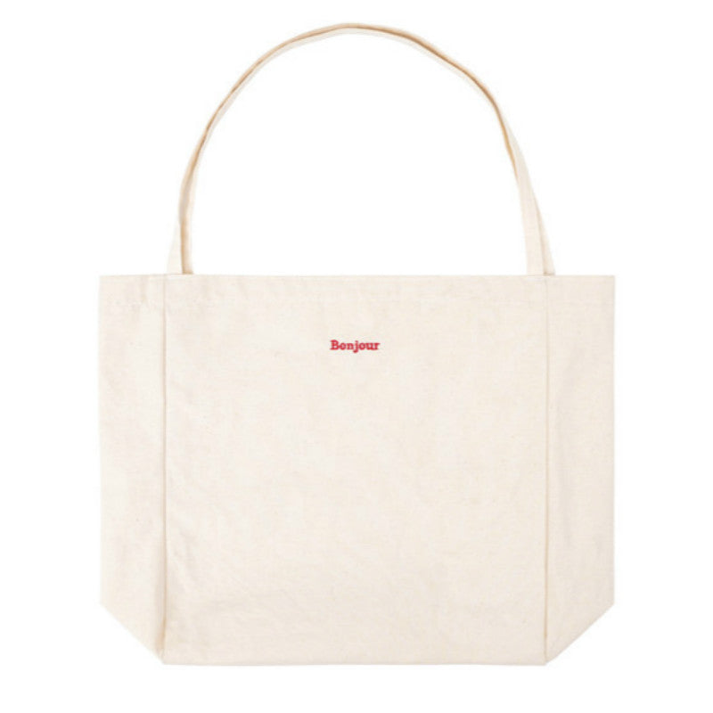 Simple Casual Canvas Grocery Tote Bag 35 x 38cm by HitMyNeed