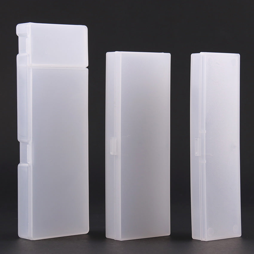 Simple Frosted Plastic Pencil Box - 3 Sizes by HitMyNeed
