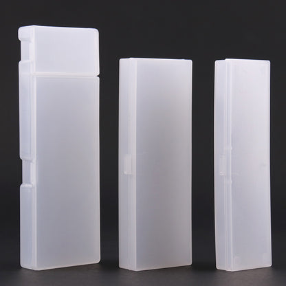 Simple Frosted Plastic Pencil Box - 3 Sizes by HitMyNeed