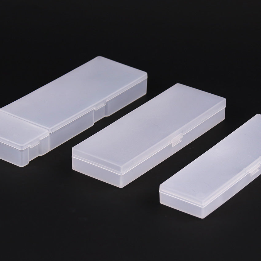 Simple Frosted Plastic Pencil Box - 3 Sizes s by HitMyNeed