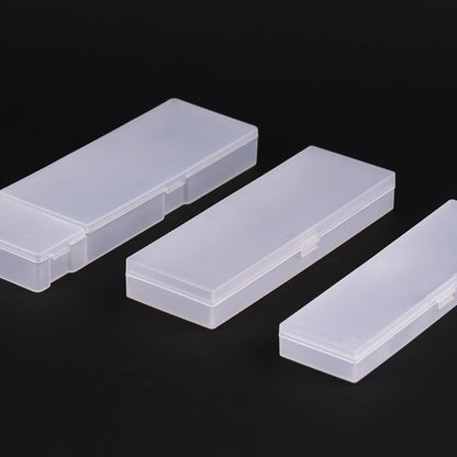 Simple Frosted Plastic Pencil Box - 3 Sizes s by HitMyNeed