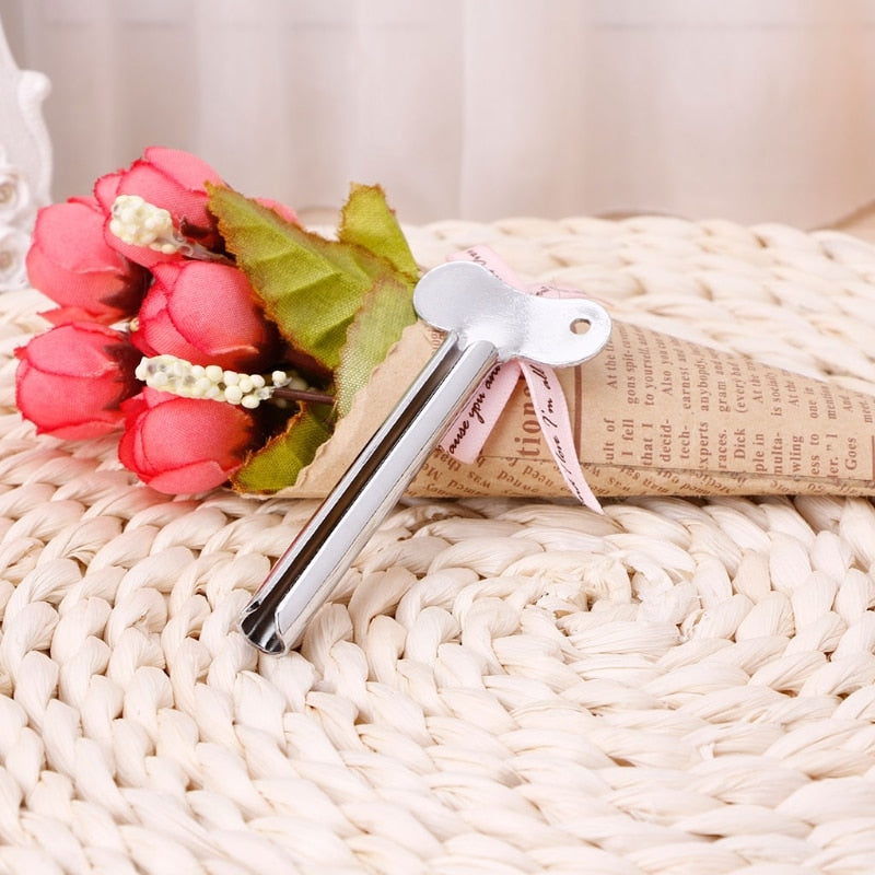 Simple Stainless Steel Toothpaste Squeezer by HitMyNeed