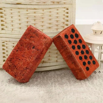 Simulation Brick Wood Block Plush Pillow Cushion by HitMyNeed
