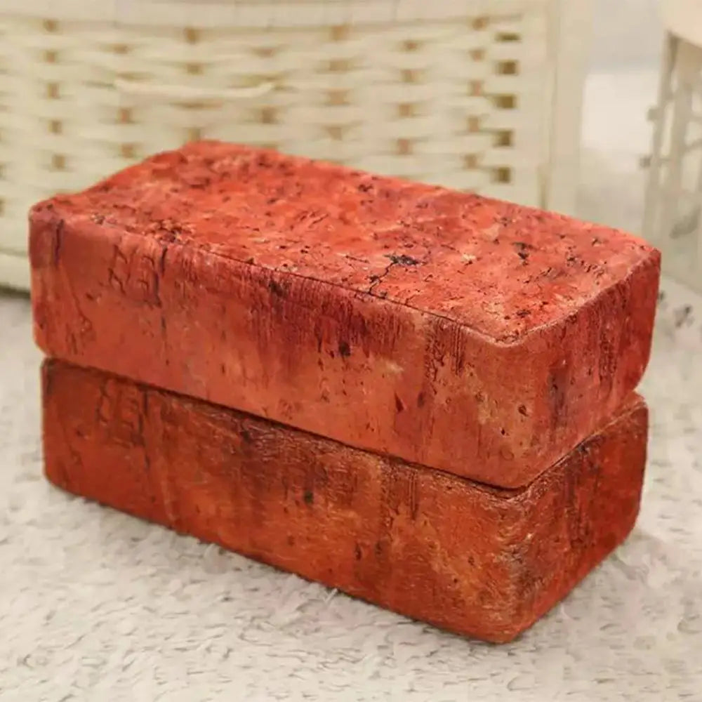 Simulation Brick Wood Block Plush Pillow Cushion by HitMyNeed