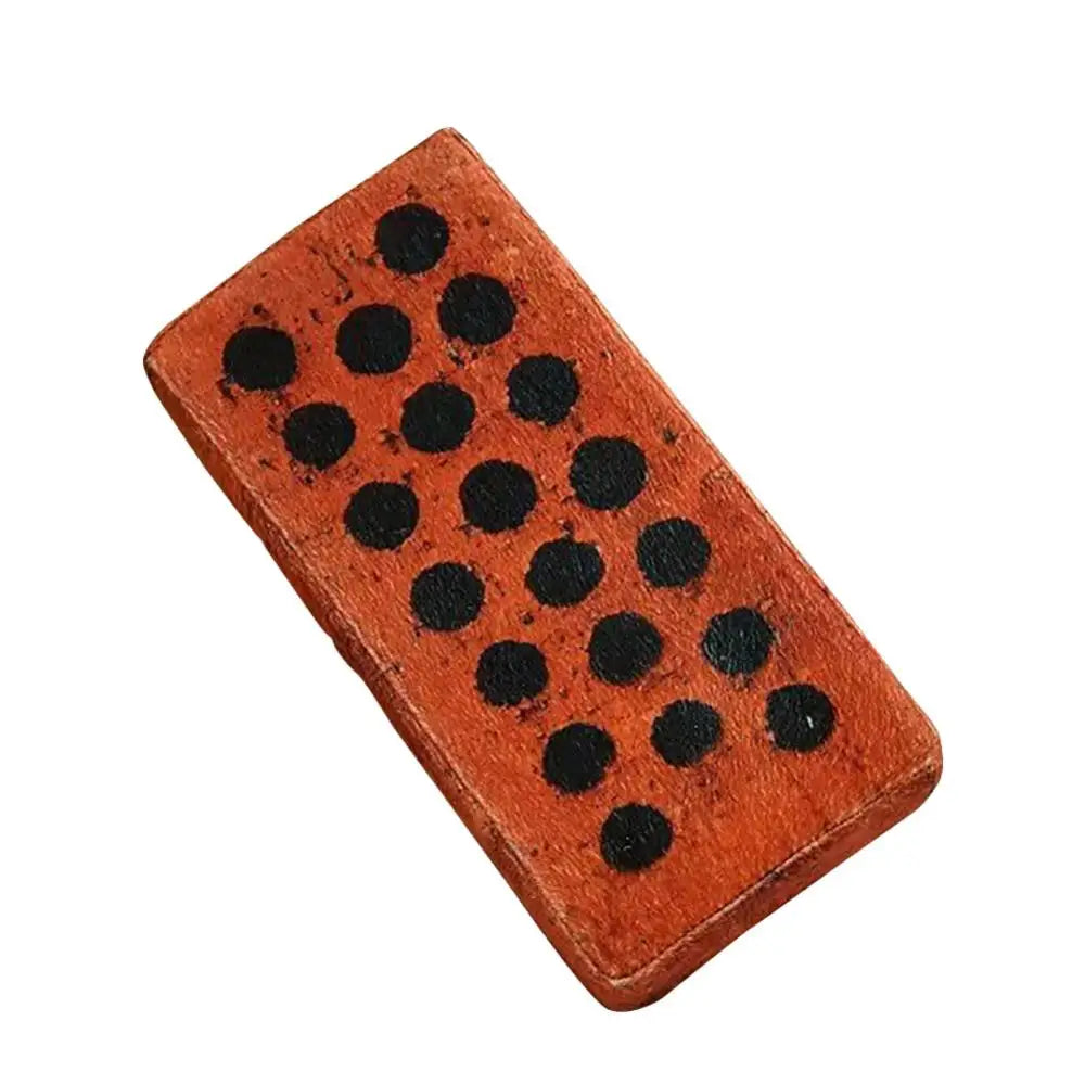 Simulation Brick Wood Block Plush Pillow Cushion b-24x12x7cm by HitMyNeed