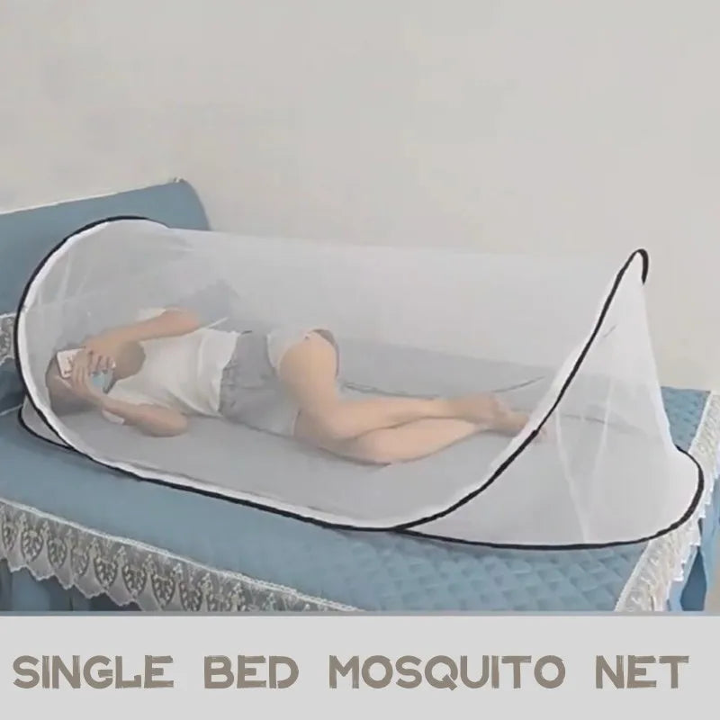 Single Bed Full-Cover Mosquito Net Tent by HitMyNeed