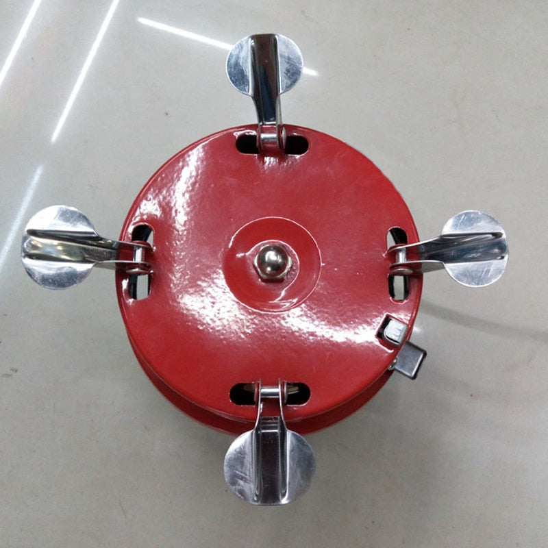 Single Burner Butane Camp Stove with Windshield by HitMyNeed
