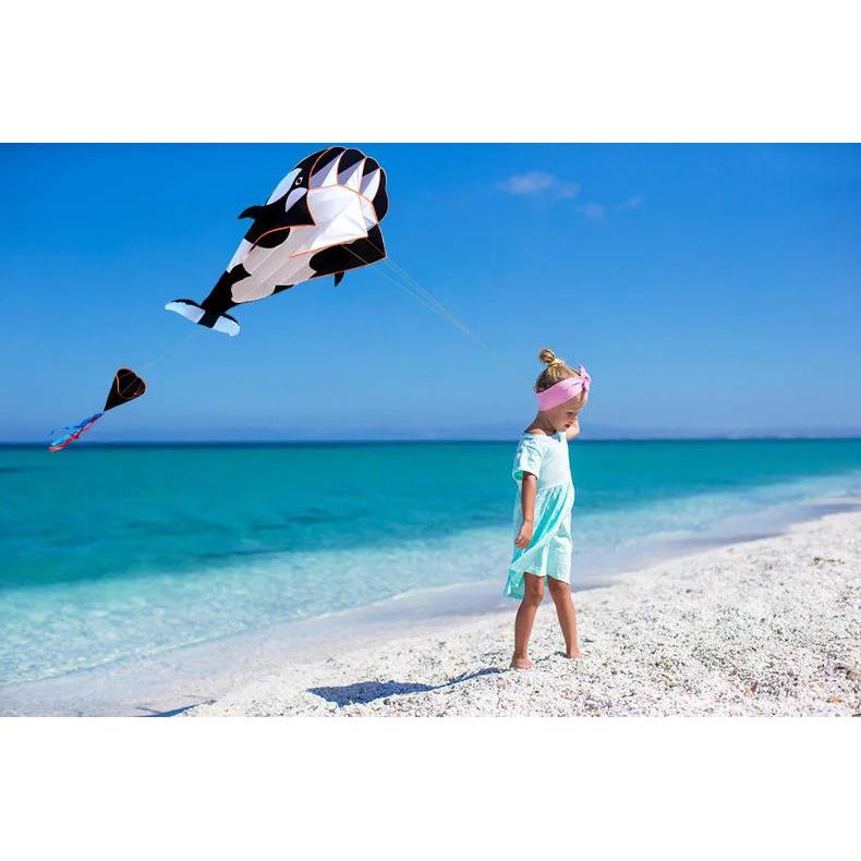 Single Line Whale Kite with Handle and String by HitMyNeed
